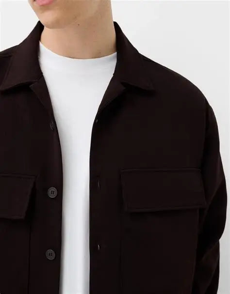 Cămașă BERSHKA, negru