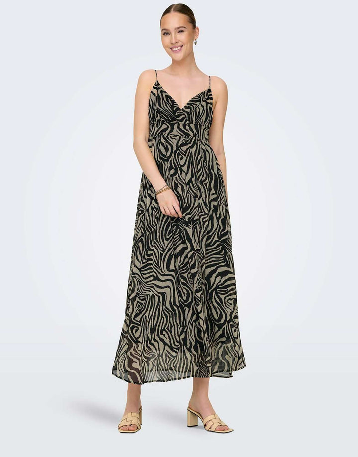 Rochie maxi ONLY, mix culori
