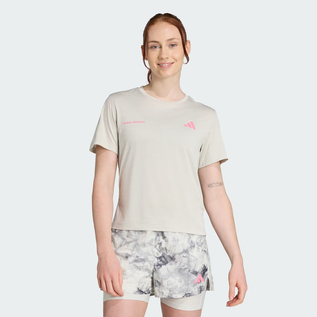 Tricou ADIDAS, crem