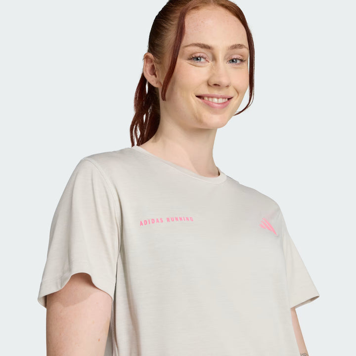 Tricou ADIDAS, crem