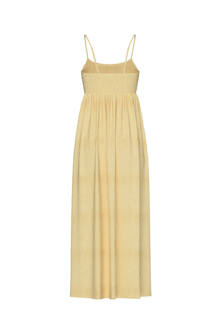 Rochie midi PIECES, galben