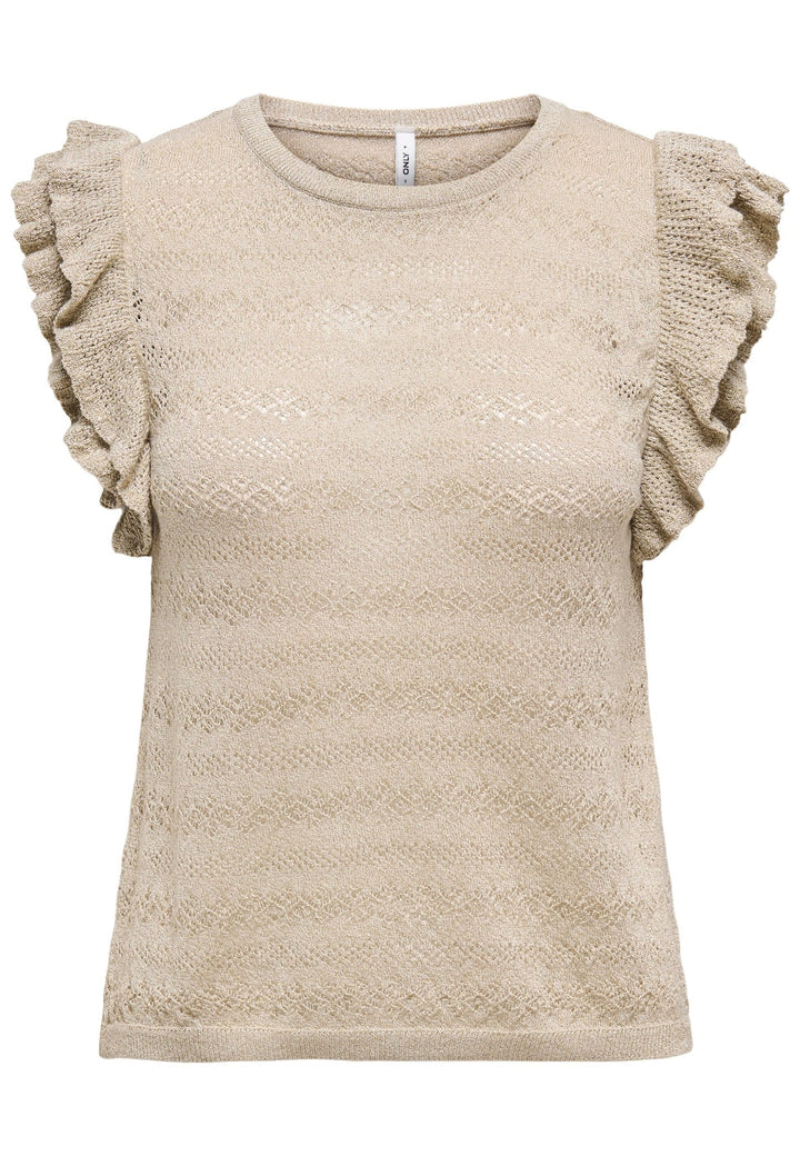 Tricou ONLY, bej