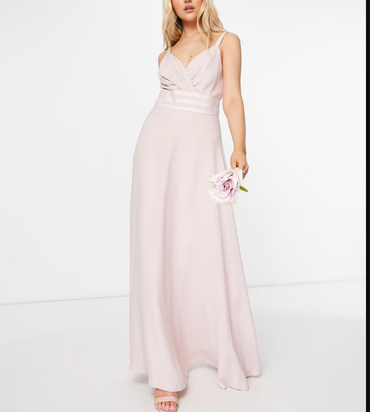 Rochie maxi ASOS, roz