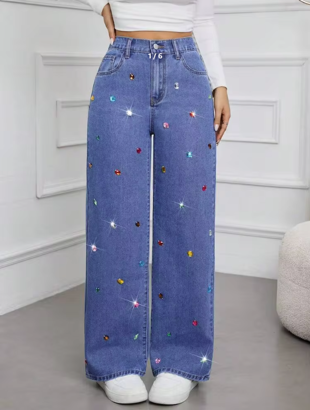 Jeans SHEIN, albastru