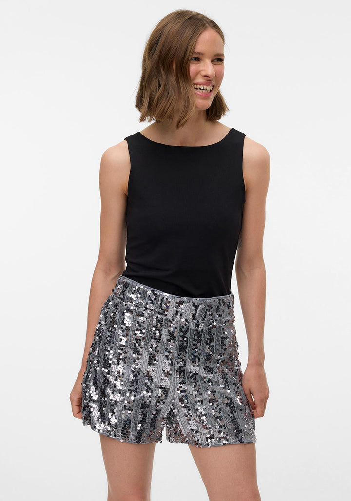 Pantaloni scurți VERO MODA, gri