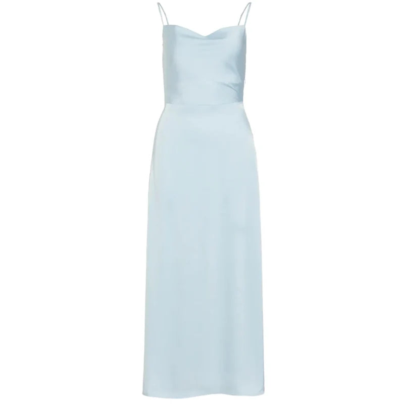 Rochie midi VILA, albastru