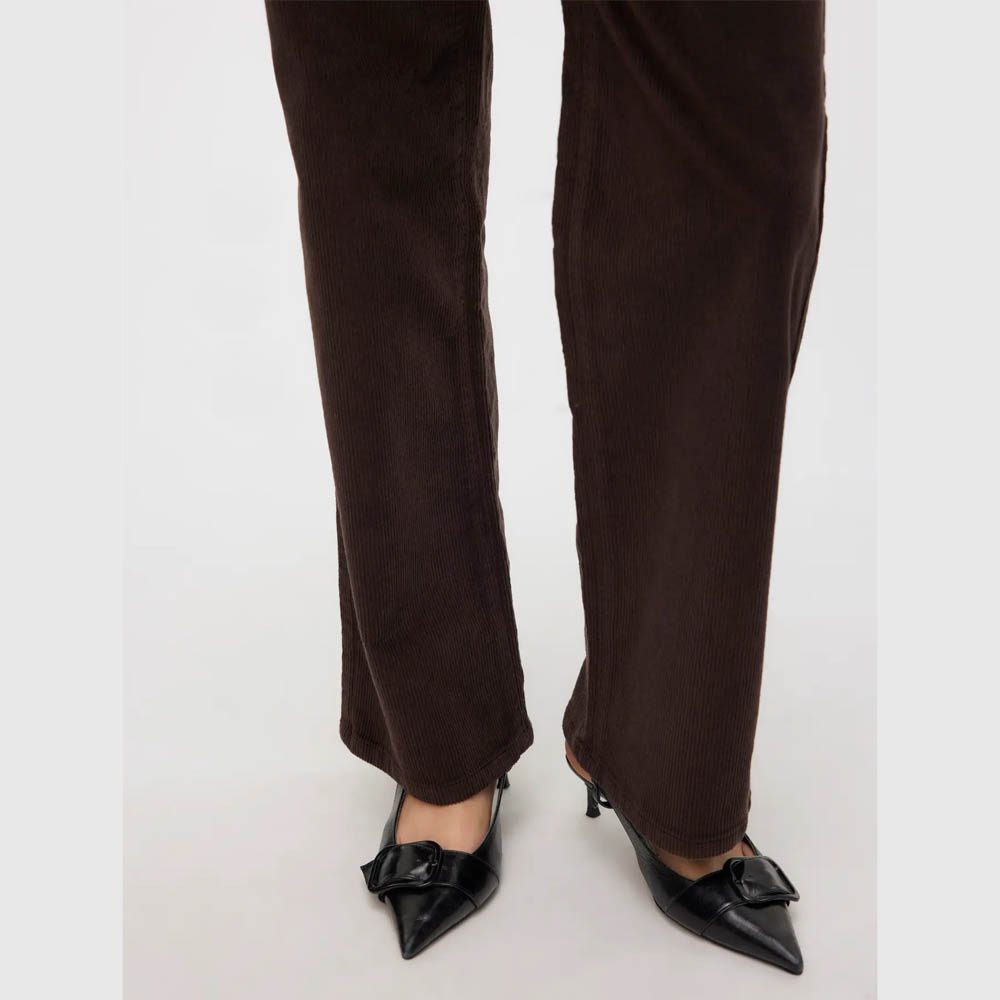 Pantaloni raiați VERO MODA, maro