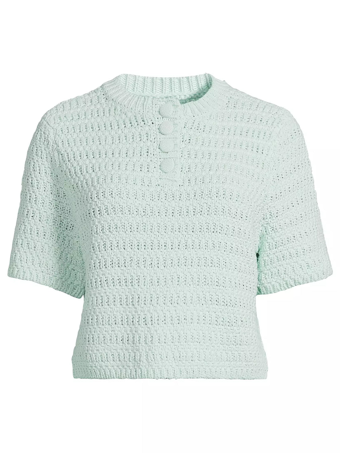Tricou tricotat MICHELLE KEEGAN, verde