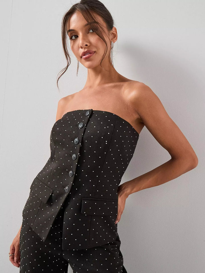 Top THE VERY COLECTION, negru