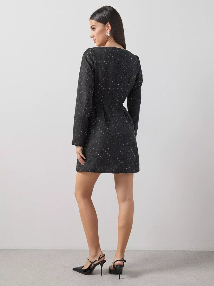Rochie mini THE VERY COLLECTION, negru
