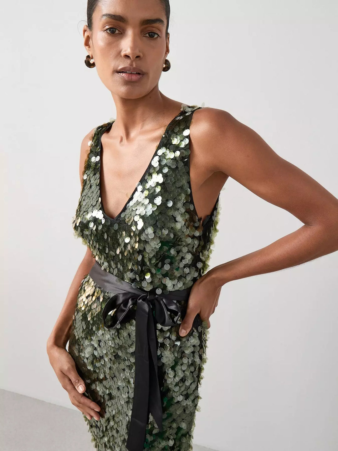 Rochie maxi THE VERY COLLECTION, verde