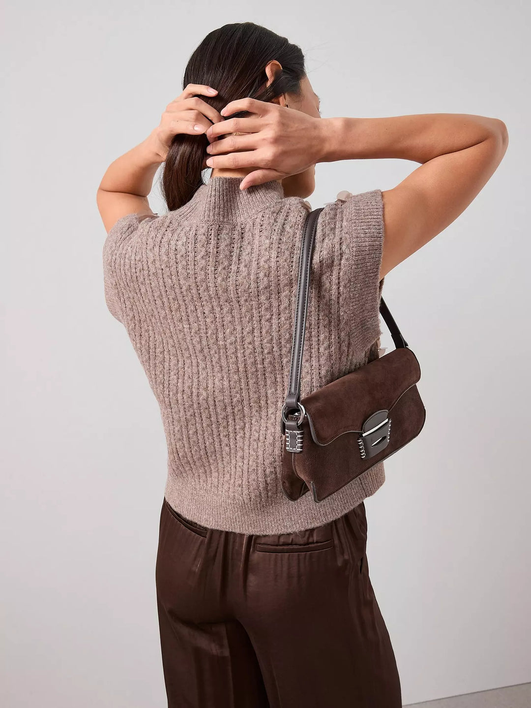 Vestă THE VERY COLLECTION, maro