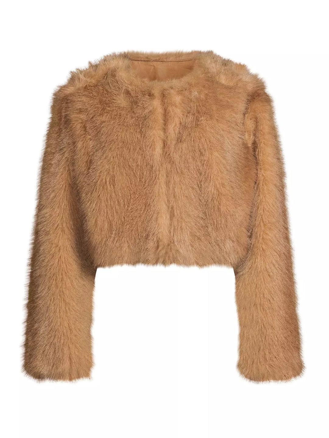 Haină de blană V BY VERY. maro