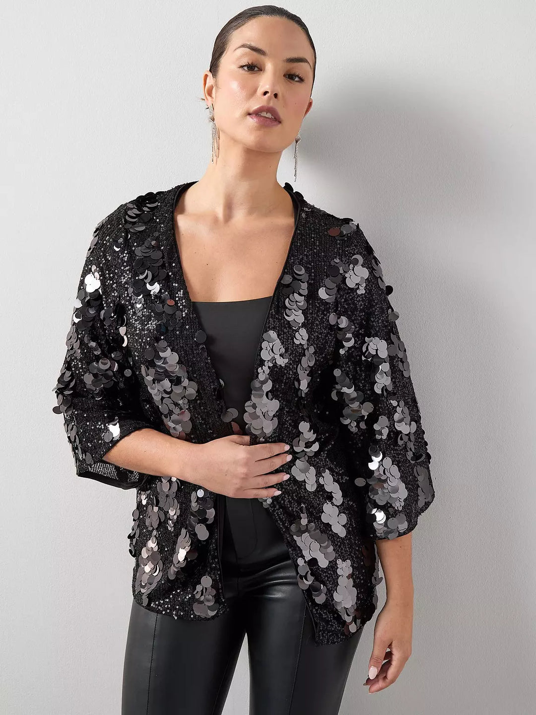 Cardigan V BY VERY, negru