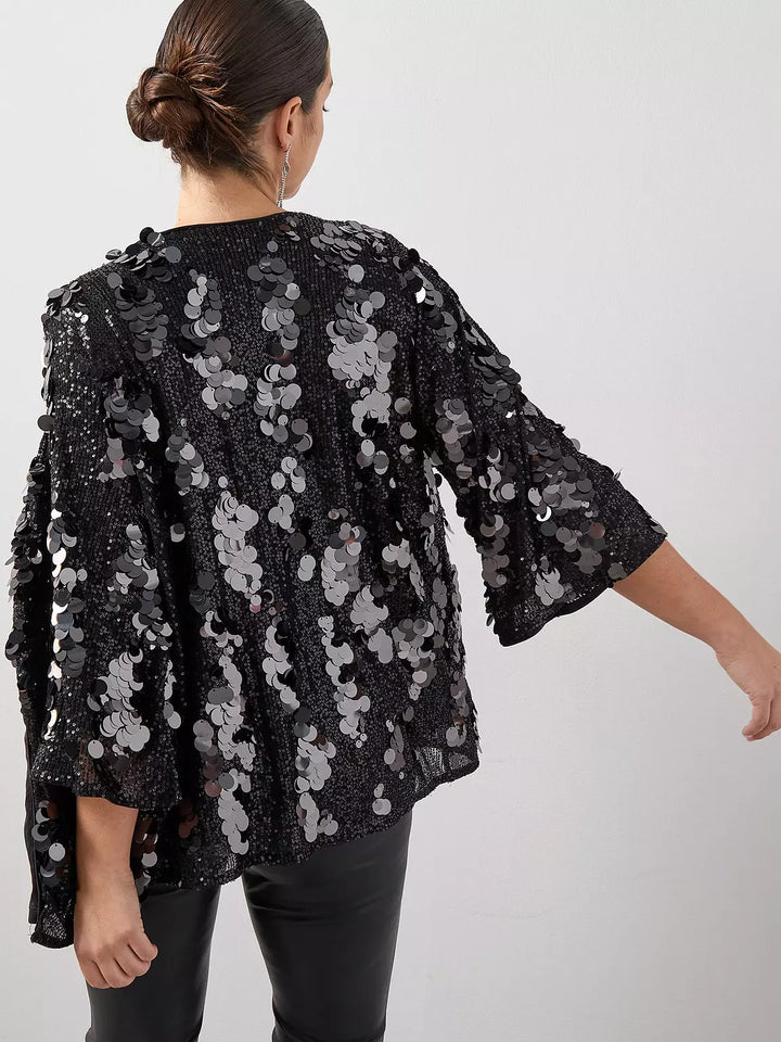 Cardigan V BY VERY, negru