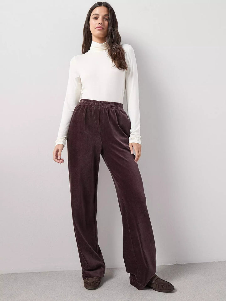 Pantaloni THE VERY COLLECTION, maro