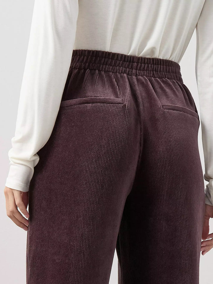 Pantaloni THE VERY COLLECTION, maro