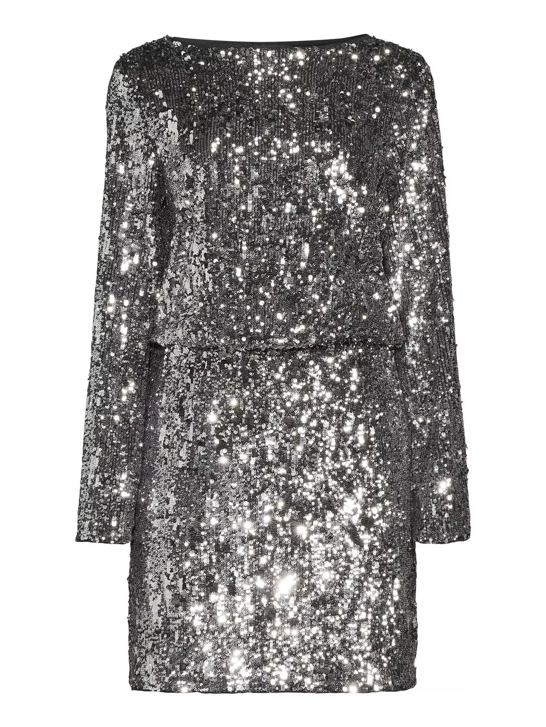 Rochie mini THE VERY COLLECTION, argintiu
