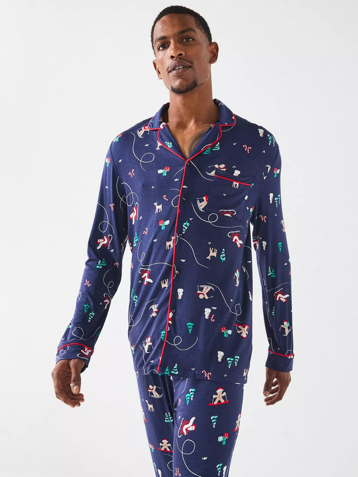 Pizsamaszett THE VERY COLLECTION, kék