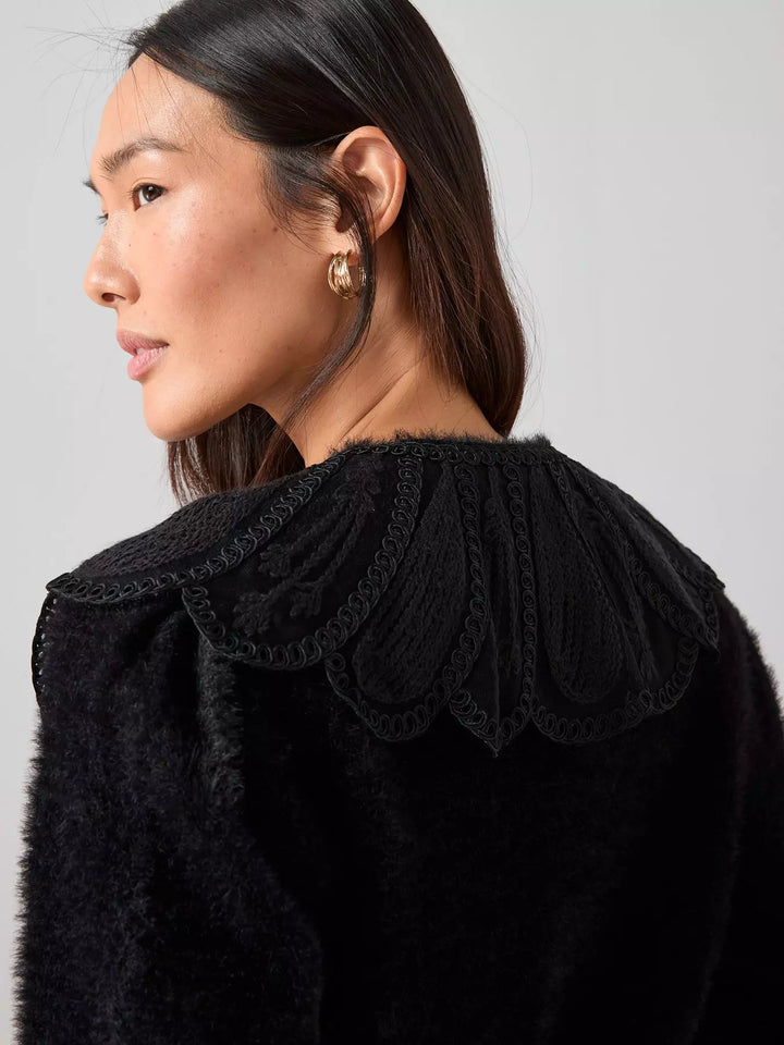 Cardigan THE VERY COLLECTION, negru