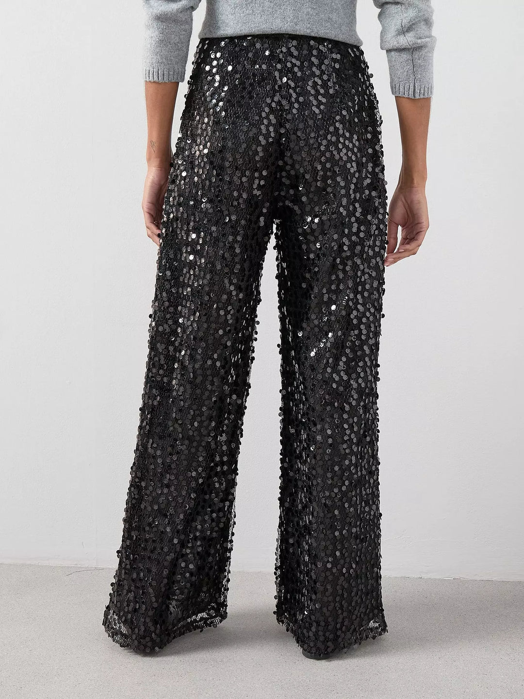 Pantaloni THE VERY COLLECTION, negru