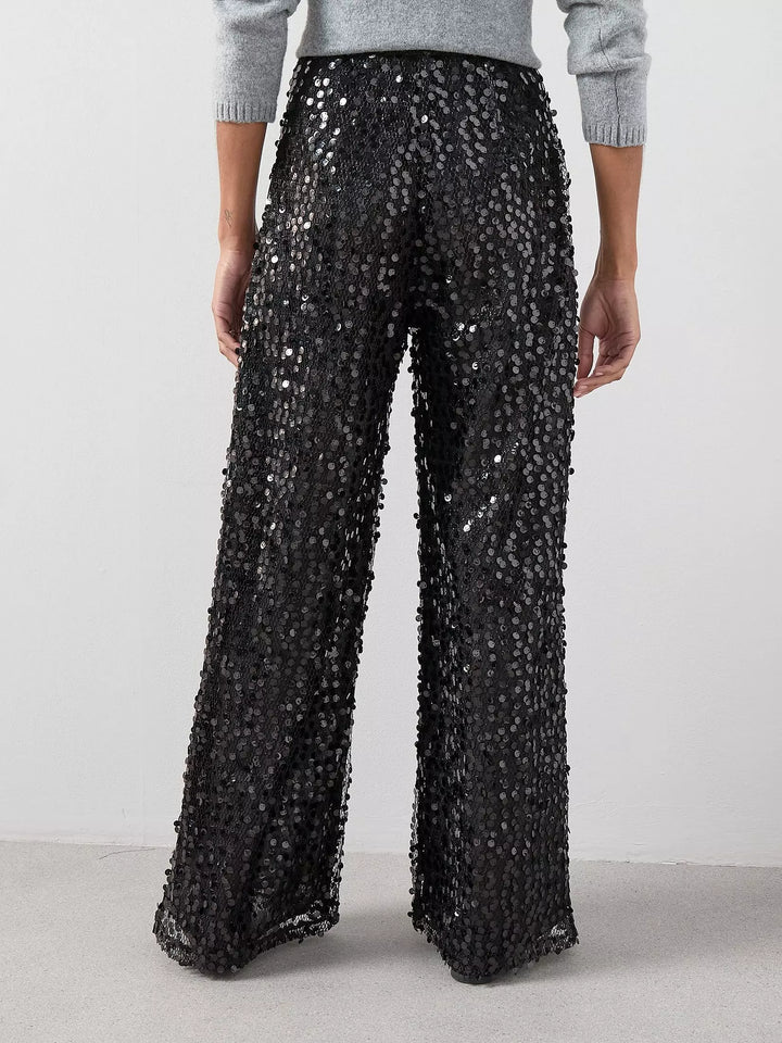 Pantaloni THE VERY COLLECTION, negru
