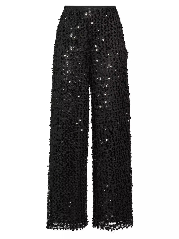 Pantaloni THE VERY COLLECTION, negru