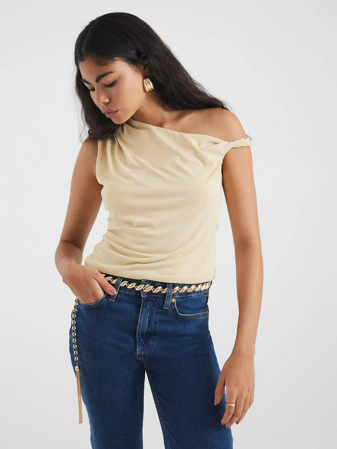 Top RIVER ISLAND, bej
