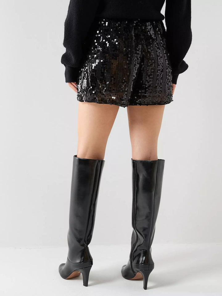 Pantaloni scurți VERO MODA, negru