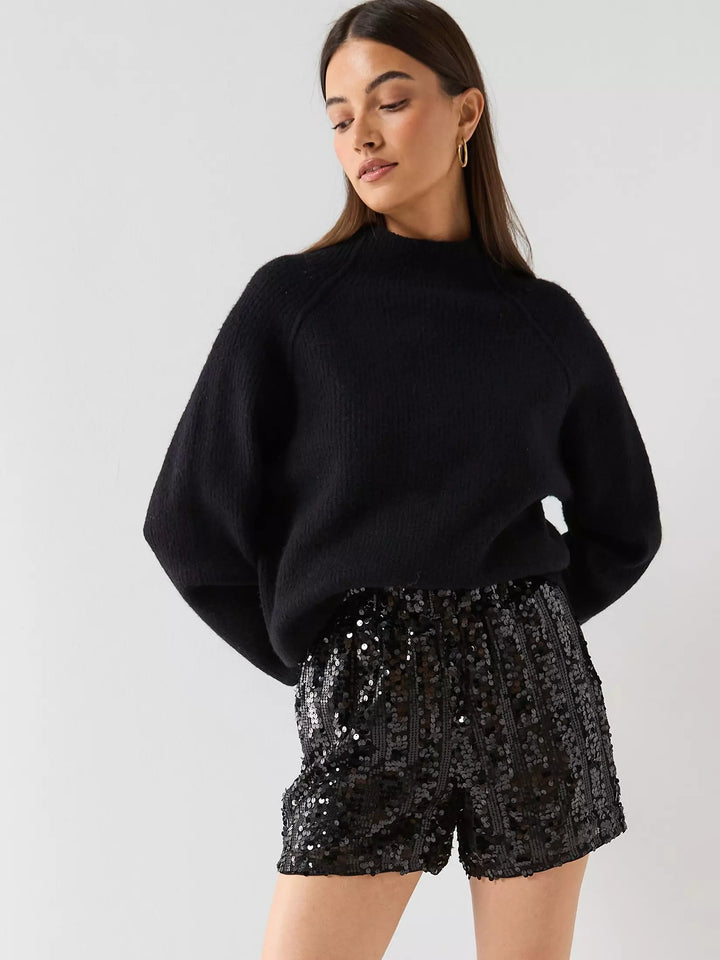 Pantaloni scurți VERO MODA, negru