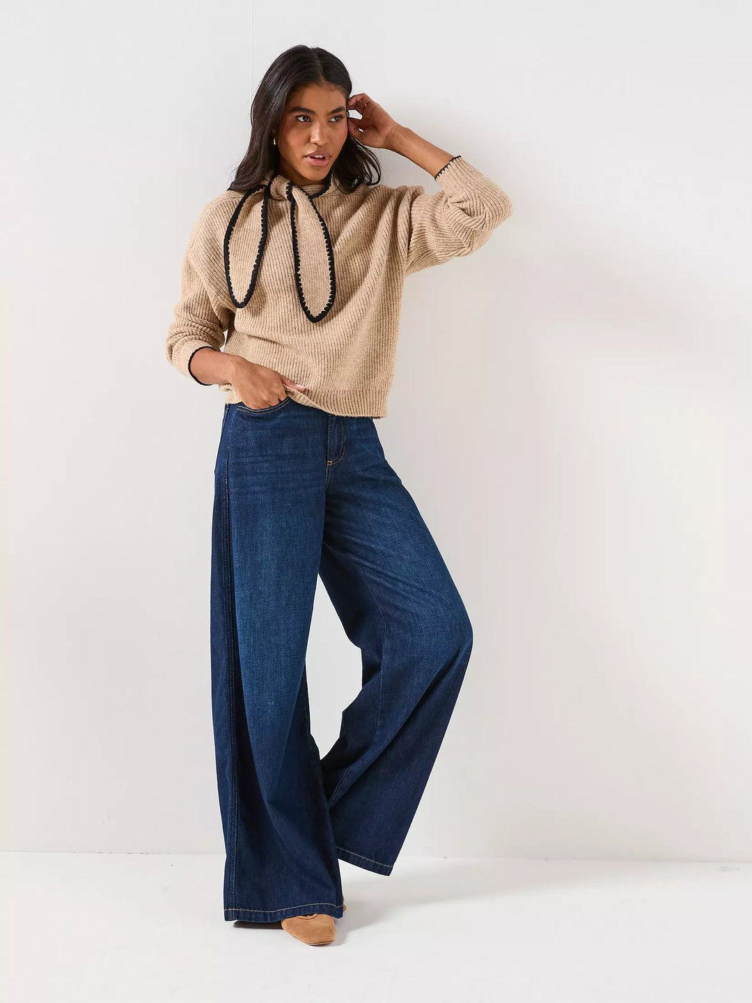 Pulover VERO MODA, bej