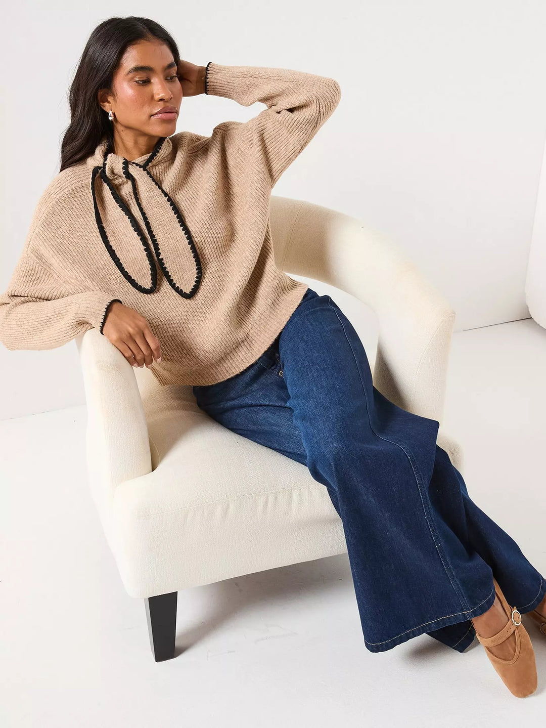 Pulover VERO MODA, bej