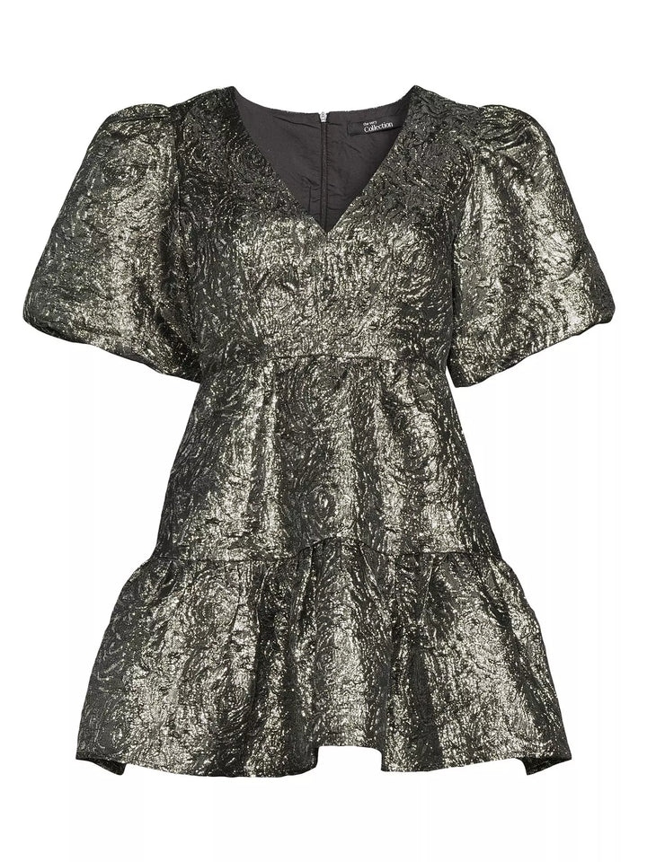 Rochie mini THE VERY COLLECTION, argintiu