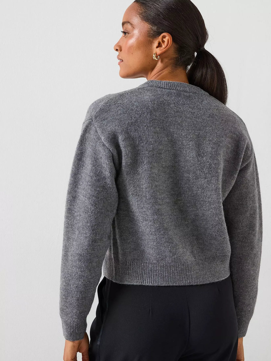 Cardigan MANGO, gri
