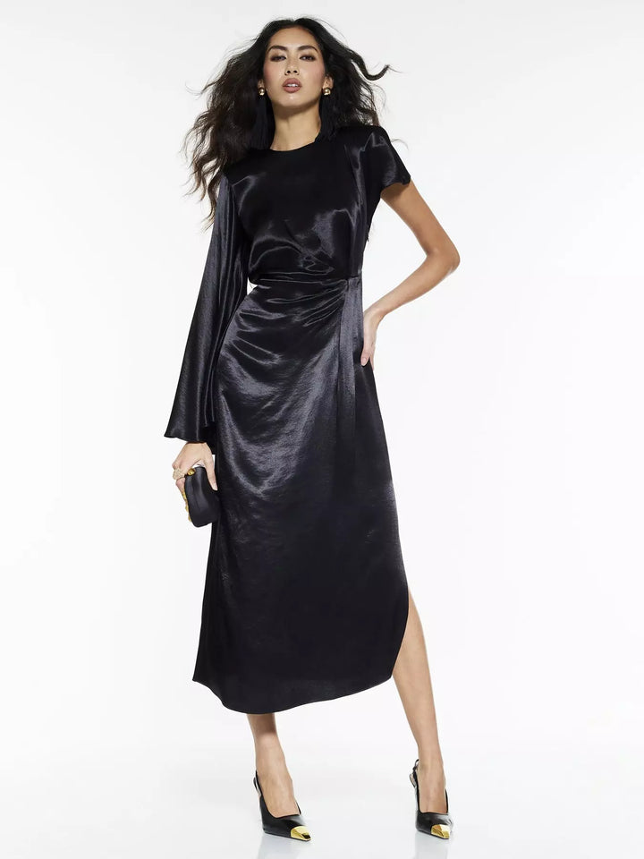 Rochie maxi RIVER ISLAND, negru