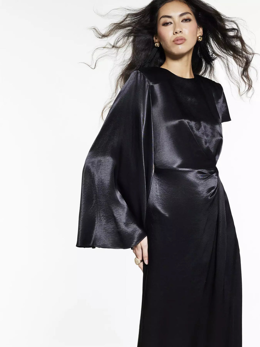 Rochie maxi RIVER ISLAND, negru