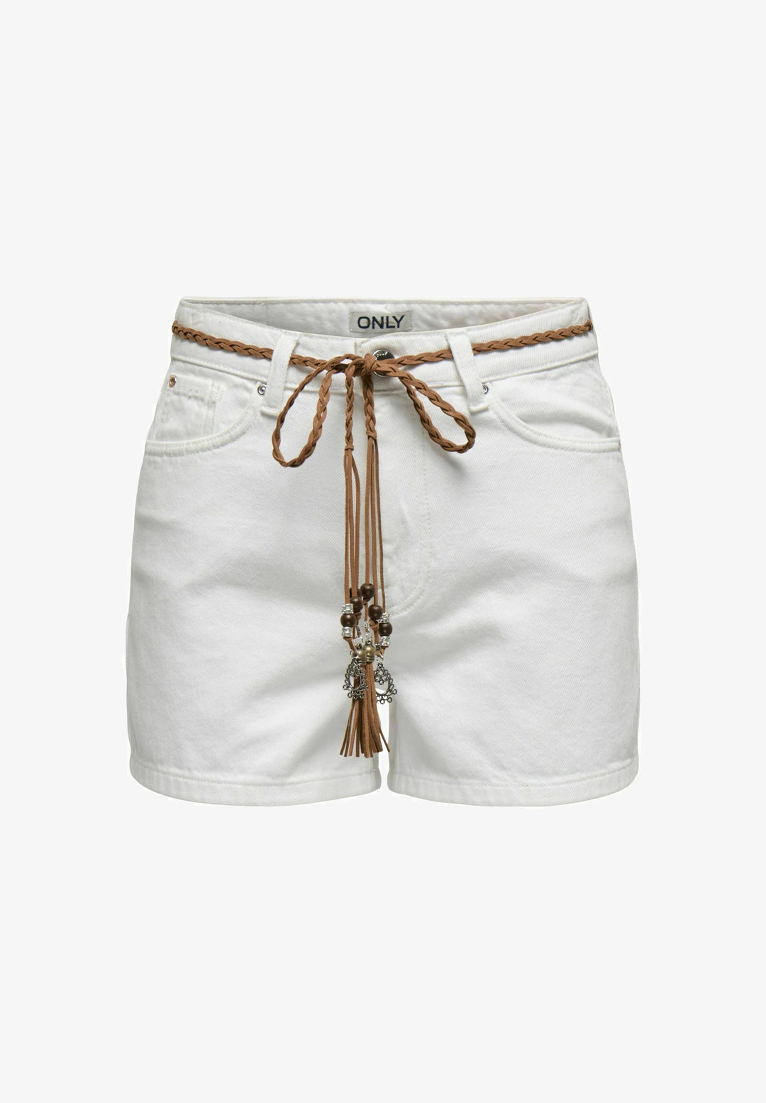 Pantaloni scurți de blugi ONLY, alb
