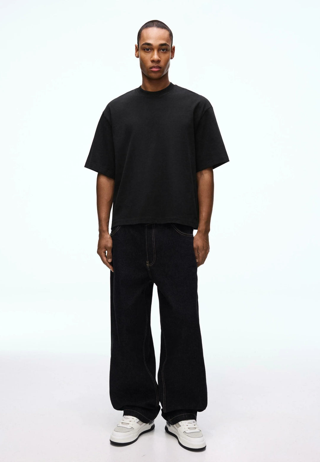Tricou BERSHKA, negru