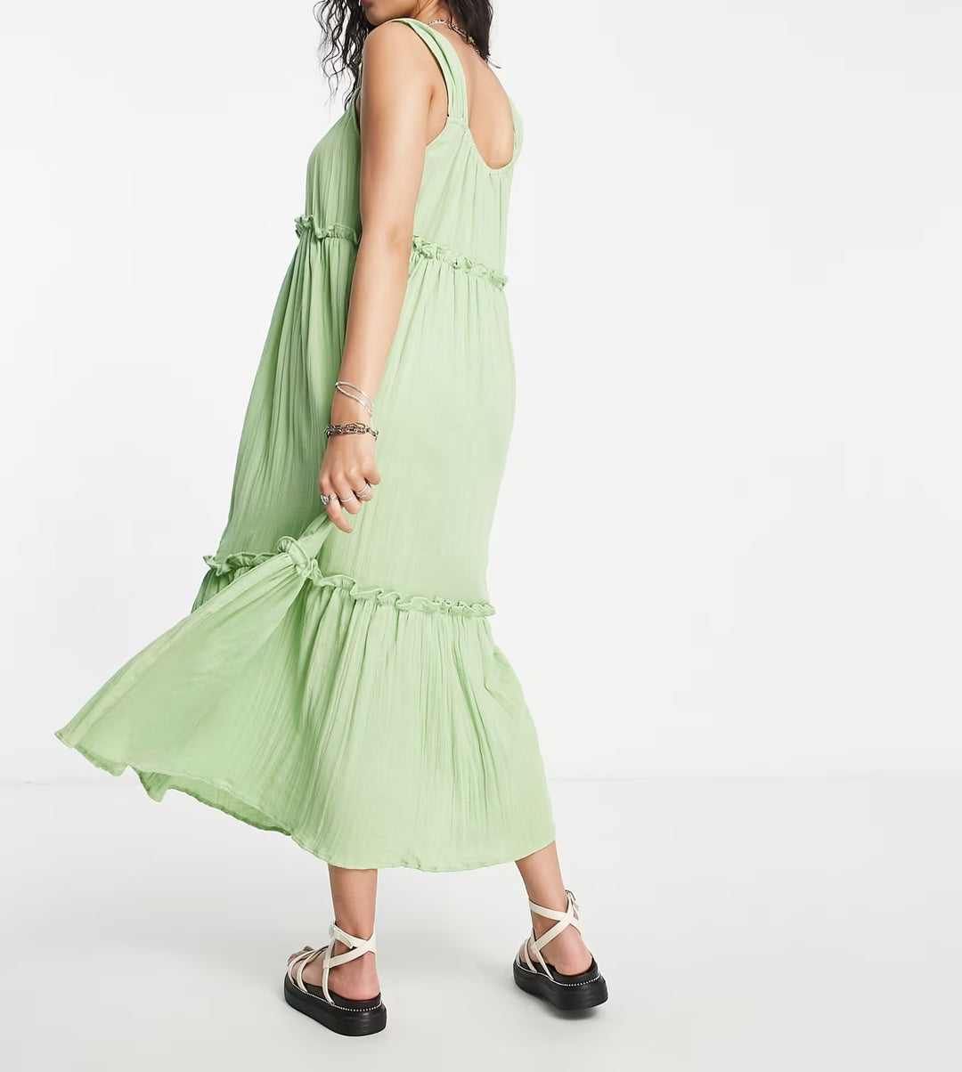 Rochie maxi Asos, verde