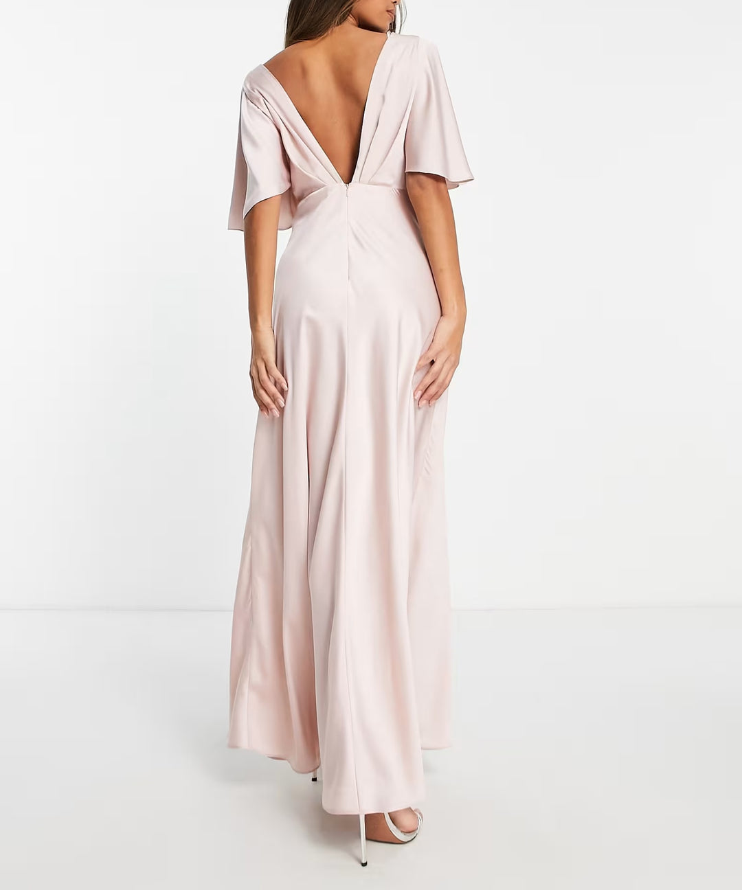 Rochie maxi ASOS, roz