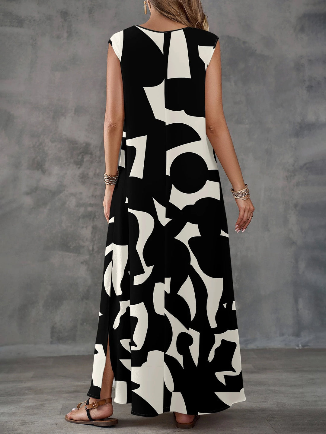 Rochie maxi SHEIN, mix culori