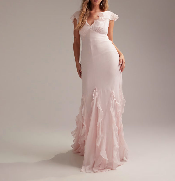 Rochie maxi Asos, roz