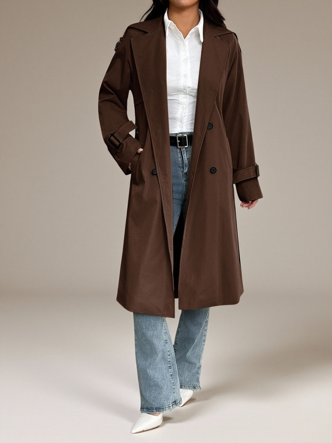 Trench SHEIN, maro
