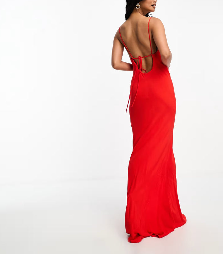 Rochie maxi Asos, roșu