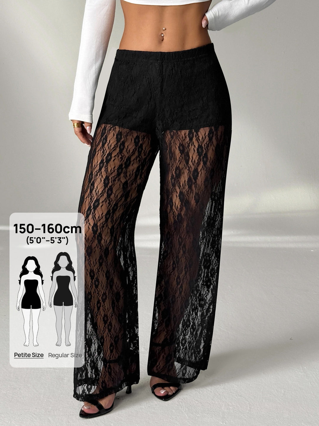 Pantaloni SHEIN, negru