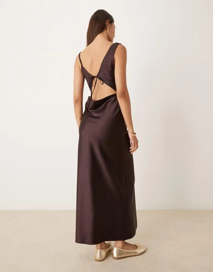 Rochie maxi  MISS SELFRIDGE, maro