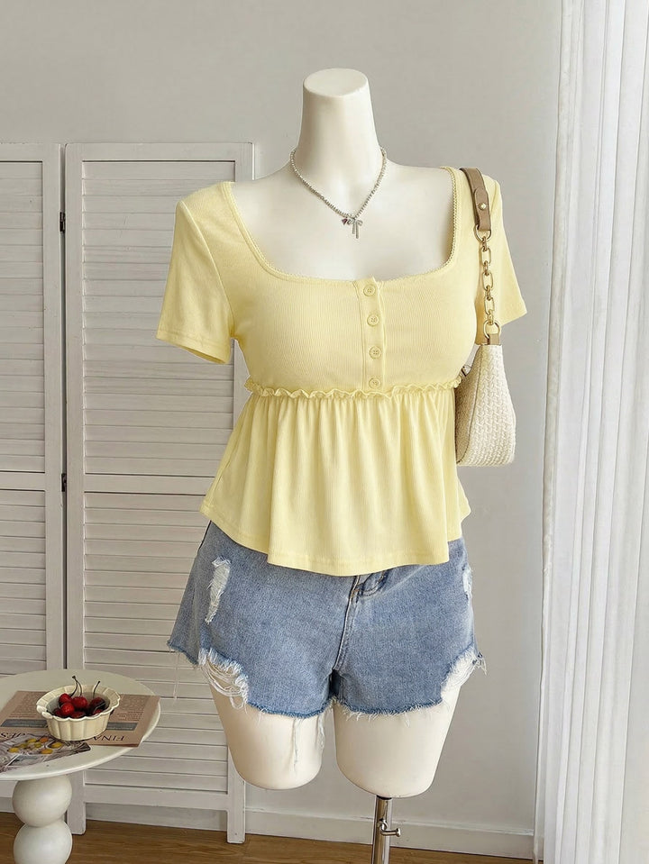 Tricou SHEIN, galben