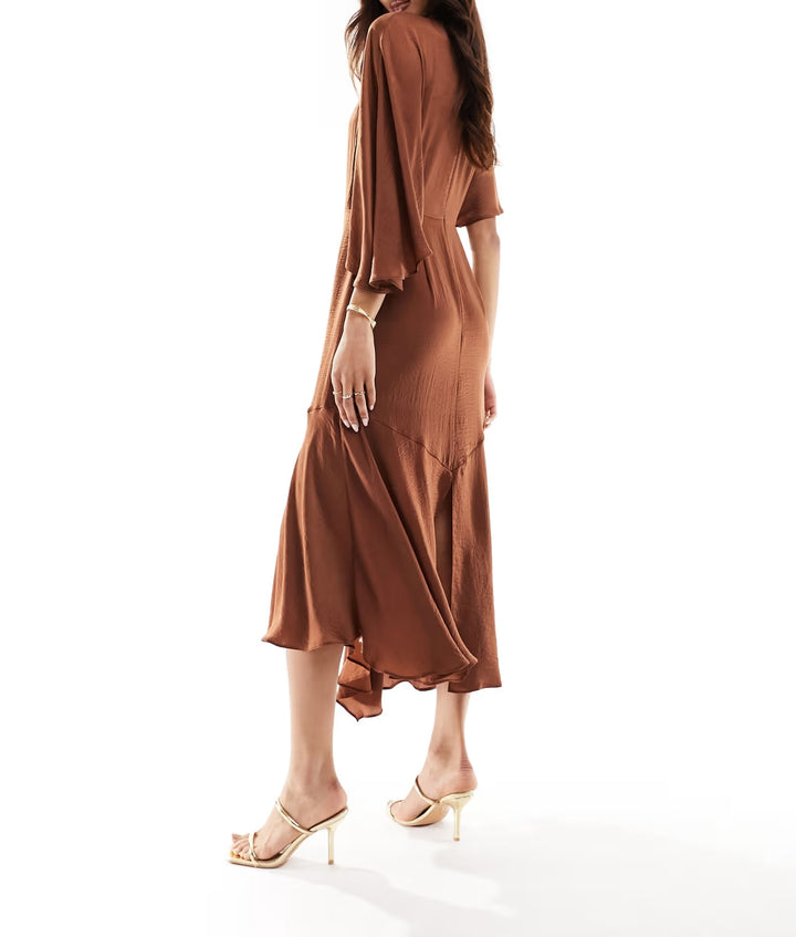 Rochie maxi Asos, maro