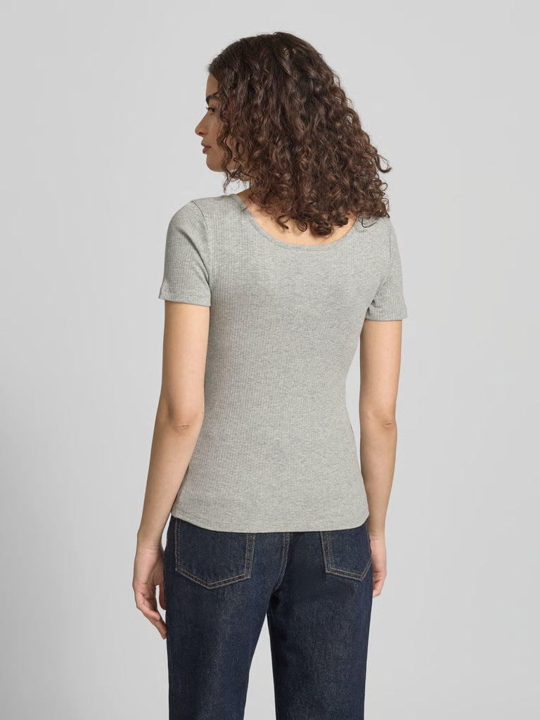Tricou PIECES, gri