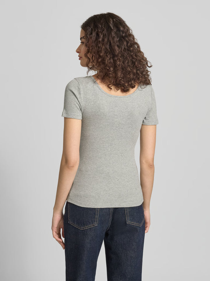 Tricou PIECES, gri